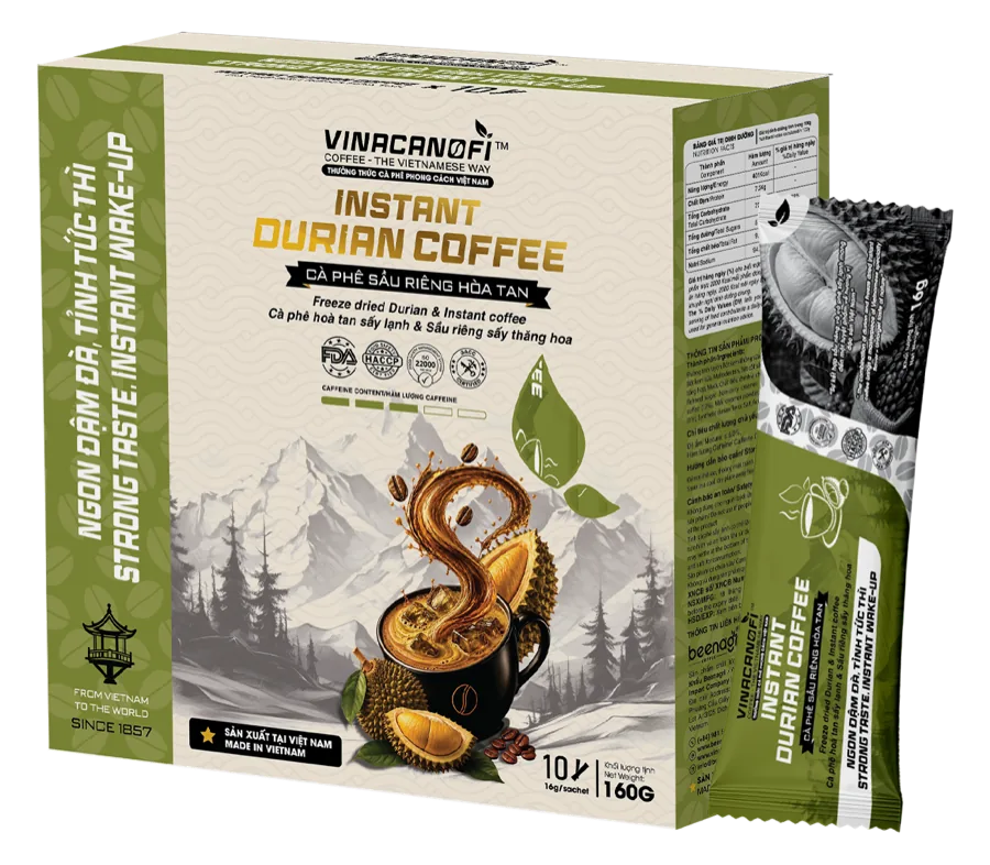 VINACANOFI Instant Durian Coffee